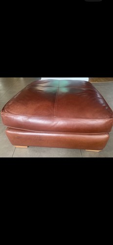 Duresta leather footstool - duresta,